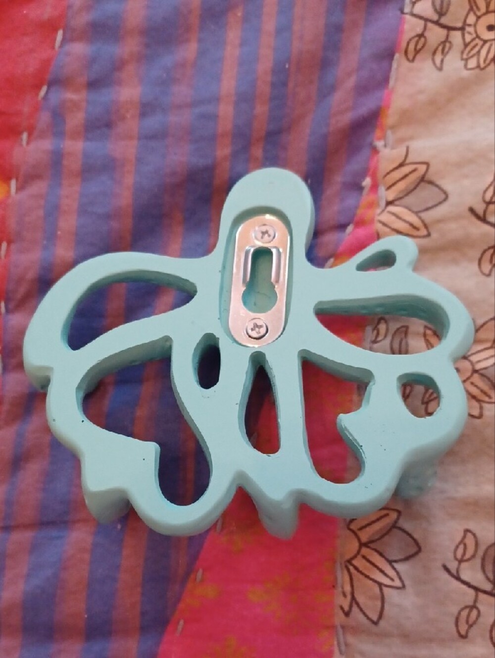 Source Unknown Aqua Octopus Multi-Hook Wall Decor - Picture 4 of 4